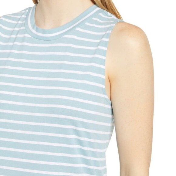 LOU & Grey Striped "Ellie" Maxi Dress BNWOT XXS - Picture 7 of 7